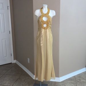 Gold vintage dress